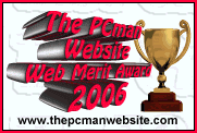 The PCman Website Award